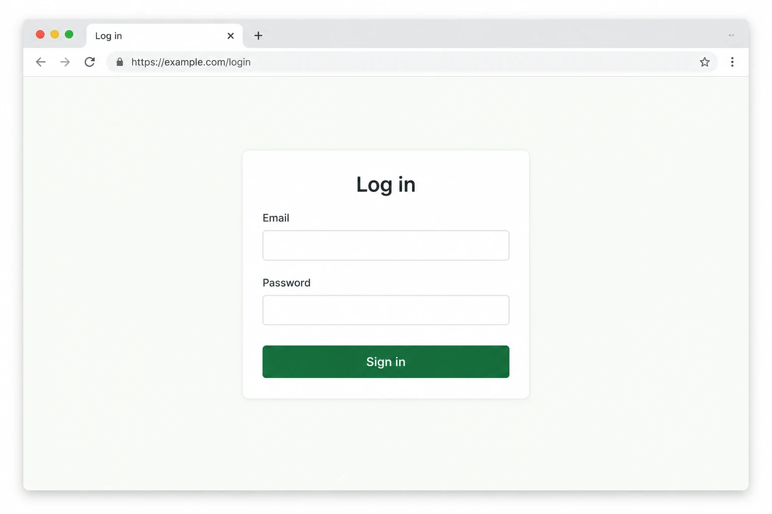Browser-Based Mobile Login